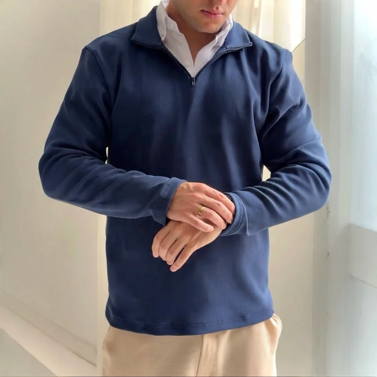 New Navy Quarter-Zip Collection